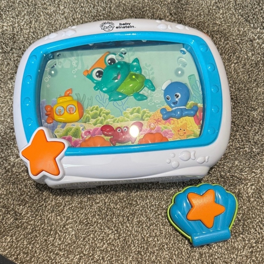 Baby Einstein Ocean Explorer Toy - Blue and Orange